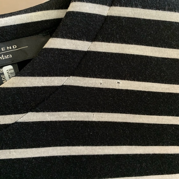 Weekend MaxMara Luca Striped Dress Size M/L - Picture 10 of 12